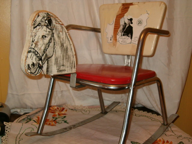 Hopalong Cassidy child's rocker
