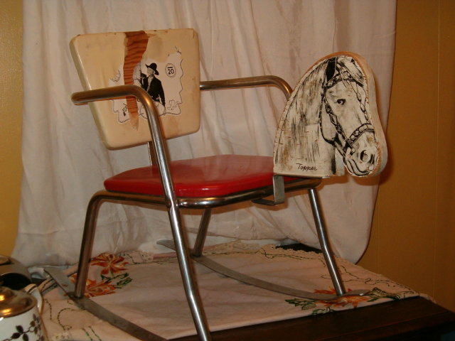 Hopalong Cassidy child's rocker