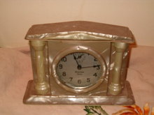 Celluloid alarm clock