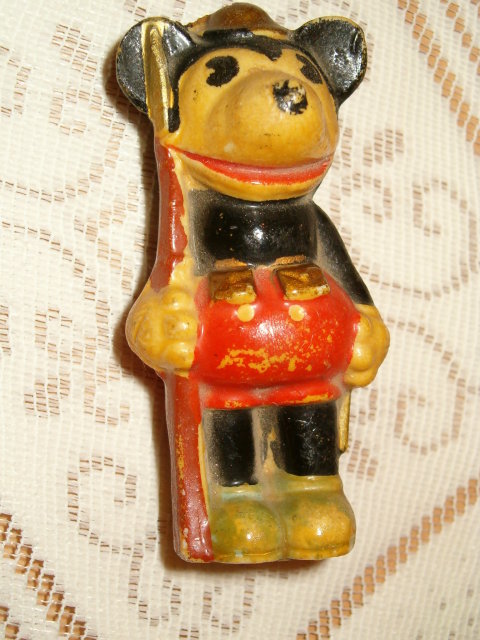 bisque Mickey Mouse soldier 1930