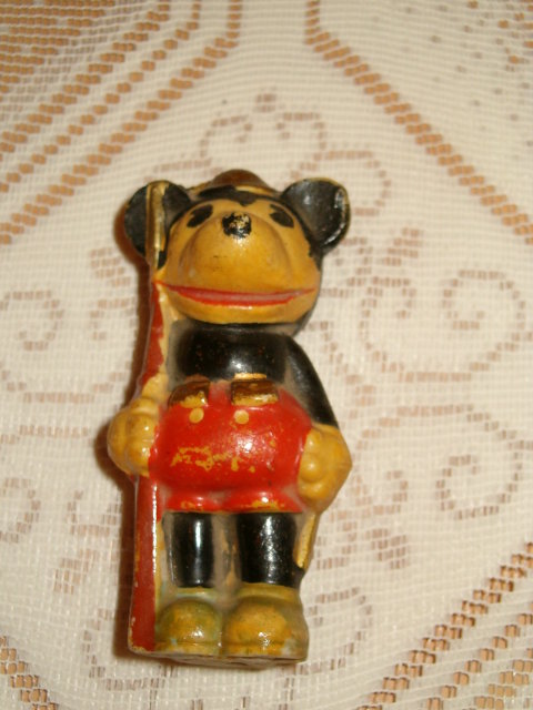 bisque Mickey Mouse soldier 1930