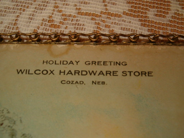 Chain Glass advertising Cozad, Ne