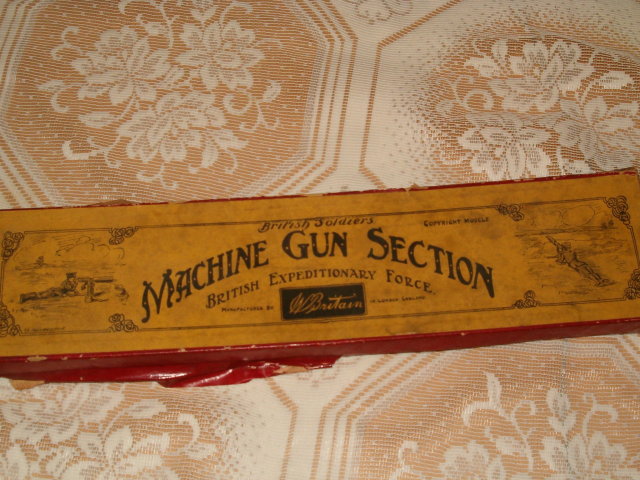 British Soldiers Machine Gun Section in box
