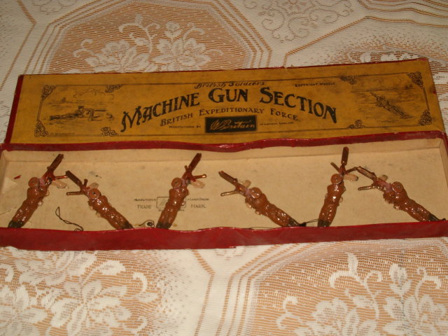 British Soldiers Machine Gun Section in box