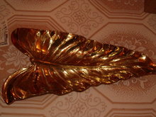 Calla Lily Bass Leaf Dish 1948