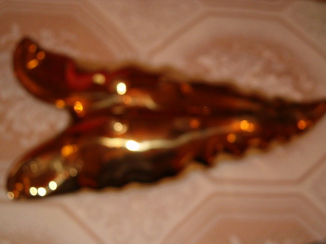Calla Lily Bass Leaf Dish 1948