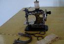 Vintage Toy German Made Sewing Machine, With Attachments/MIB