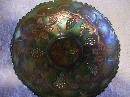 Vintage , Fenton , Vintage Pattern , Emerald Green , Saw tooth , Bowl