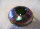 Vintage , Fenton , Vintage Pattern , Emerald Green , Saw tooth , Bowl