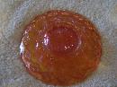 Vintage , Dugan Glass , Plate , Honey Comb and Beads