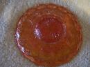 Vintage , Dugan Glass , Plate , Honey Comb and Beads