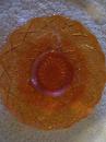 Vintage , Dugan Glass , Plate , Honey Comb and Beads
