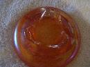 Vintage , Fenton Glass , Two Flowers , Spatula Footed Bowl