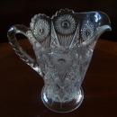 Northwood, American Brilliant Cut Glass , Rare , Nearcut Pitcher