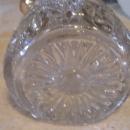 American Brilliant Cut Glass , Nearcut Pitcher with Gold Top