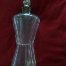 Brilliant Cut Crystal Decanter With Sterling Silver Collar by Malby , Stevens and Curtiss Co. in Wallingford Conn. Decanter is Attributed to Baccarat Crystal in France