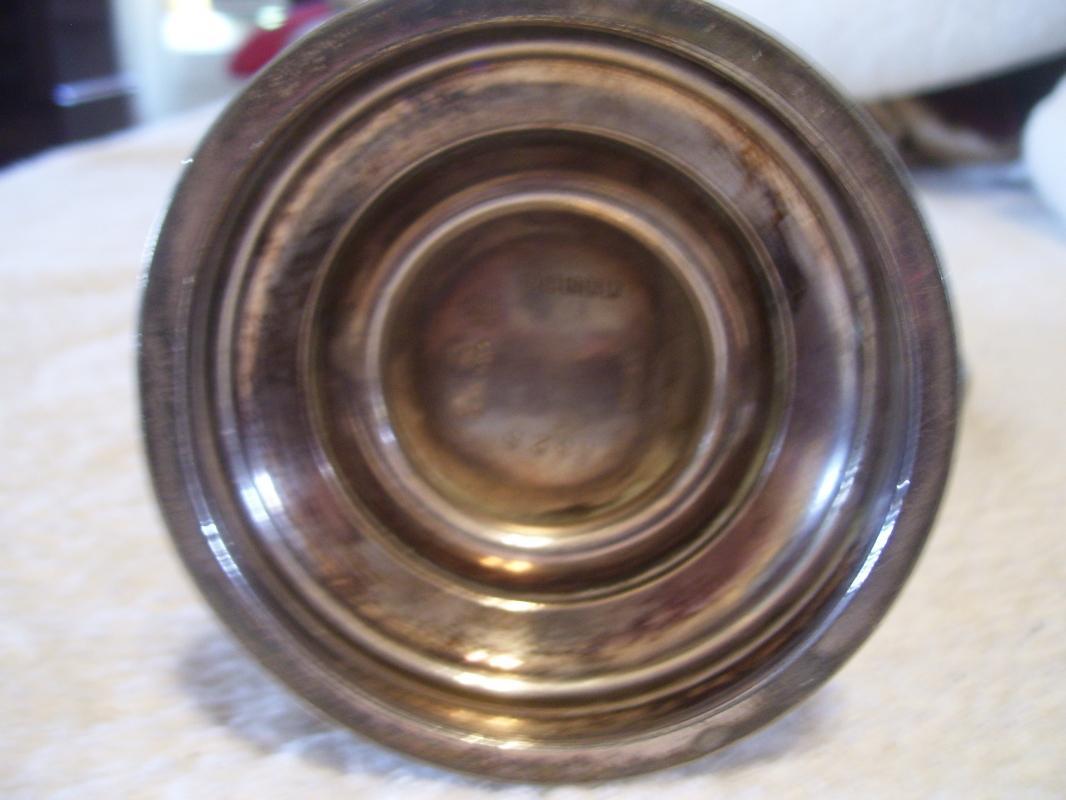 Vintage 19 th Century Hand Hammered Grape & Vine Tea Pot by Barbour Silver Co.