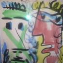 Picasso-Mixed Media on Paper-Signed Picasso-Titled