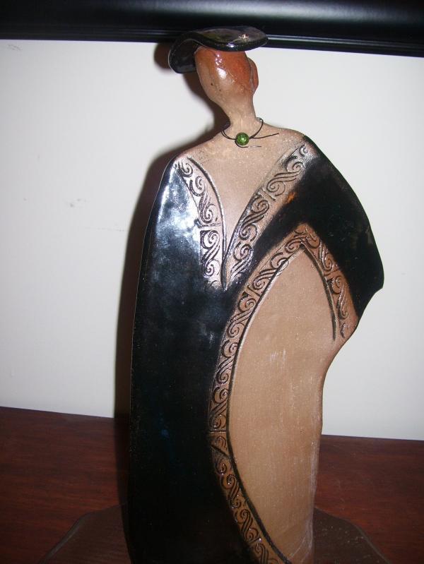 '' Art Nouveau Woman Sculpture by Judy Ohmit , Sassafras Ridge