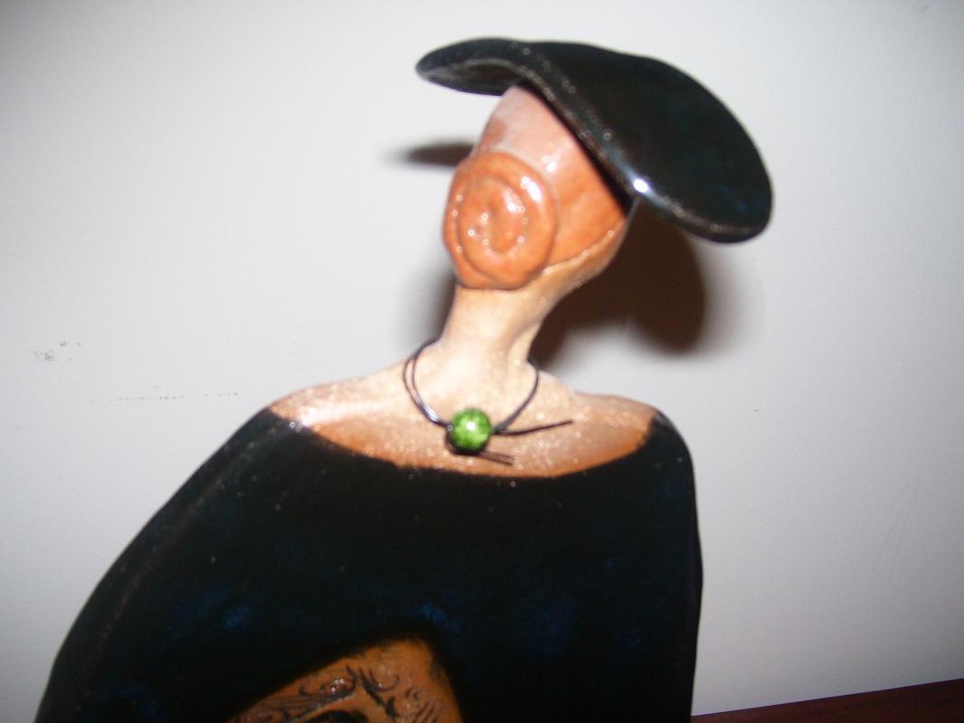 '' Art Nouveau Woman Sculpture by Judy Ohmit , Sassafras Ridge