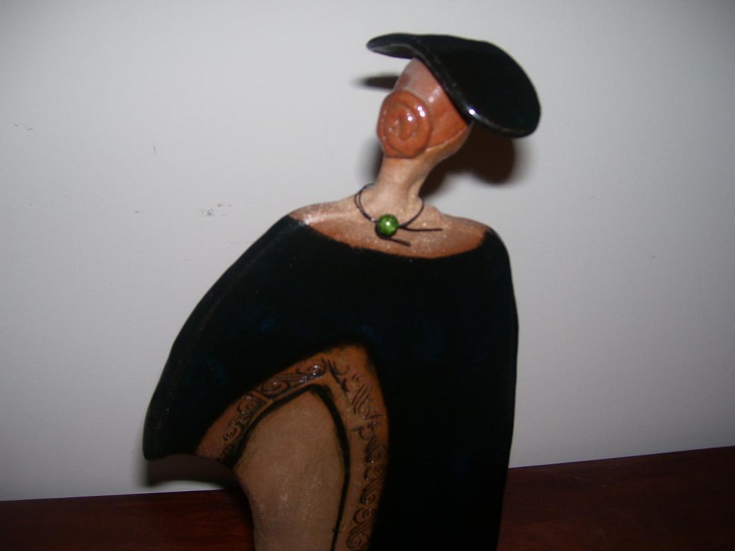 '' Art Nouveau Woman Sculpture by Judy Ohmit , Sassafras Ridge