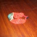A ladies Multi strand Red Natural Coral and Turquoise Bracelet