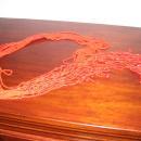 A ladies Multi strand Red Natural Coral Neck Scarf