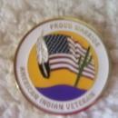 Proud Warrior- American Indian Veteran coin