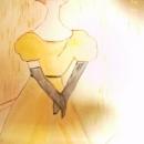 Fine Art drawing, Woman , Signed Toulouse Lautrec