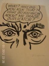 Roy Lichtenstein , Drawing, WHAT? WHY DID YOU ASK THAT?
