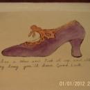 Fine Art Drawing, Mixed Media ,Signed, Andy Warhol , See a Shoe and Pick it up.
