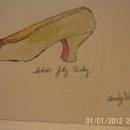 Fine Art Drawing, Mixed Media ,Signed, Andy Warhol ,Shoe Fly Baby