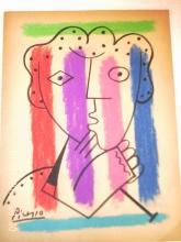 Fine Art Drawing, Mixed Media ,Signed Picasso
