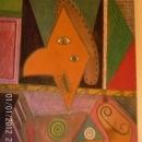 Fine Art Drawing, Mixed Media ,Signed Picasso
