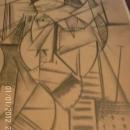 Fine Art Drawing, Mixed Media ,Signed Picasso