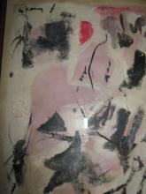 Willem de Kooning, Woman/Man on chair, 9.50