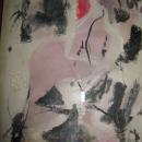 Willem de Kooning, Woman/Man on chair, 9.50