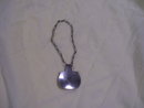 A Rare Vintage Signed George Jensen Sterling Silver- Decanter ( RYE ) Emblem