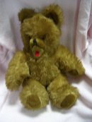 Vintage Hermann' Spielwaren- German1950's Grisly MohairTeddy Bear