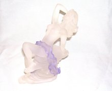 Art Nevo Clear Posing Lady Figurine