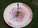 Chinese Parasol Red & White Paper Umbrella