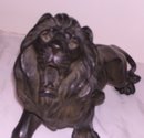 Bronze-Black Patina- Mountain Lion, Free Standing Sculpture ,