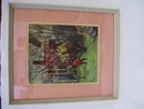 Man Raking the Yard, Fredrick Simpson, Signed and dated 1947- water color on paper