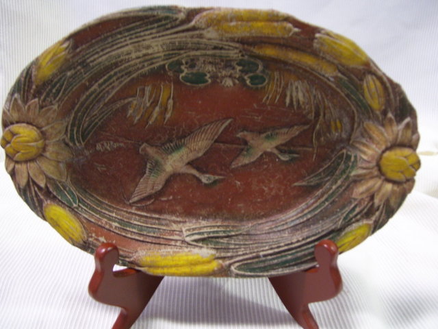 Flying Ducks Carved Display
