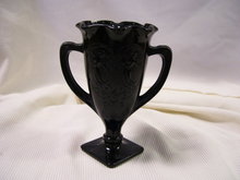Fenton Black 7.5 Vase