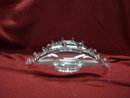 A vintage Heisey Crystal Banana Dish