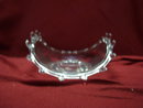 A vintage Heisey Crystal Banana Dish