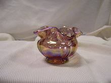 A Fenton Lilac ruffled Bowl