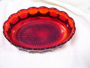 Fostoria Red Coin Glass