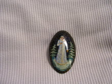 Russian Miniture Art Signed Broach